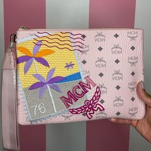 MCM Signature Logo Pouch
